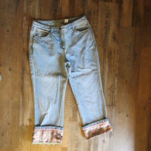 Jeanology Bohemian Cuffed Jeans